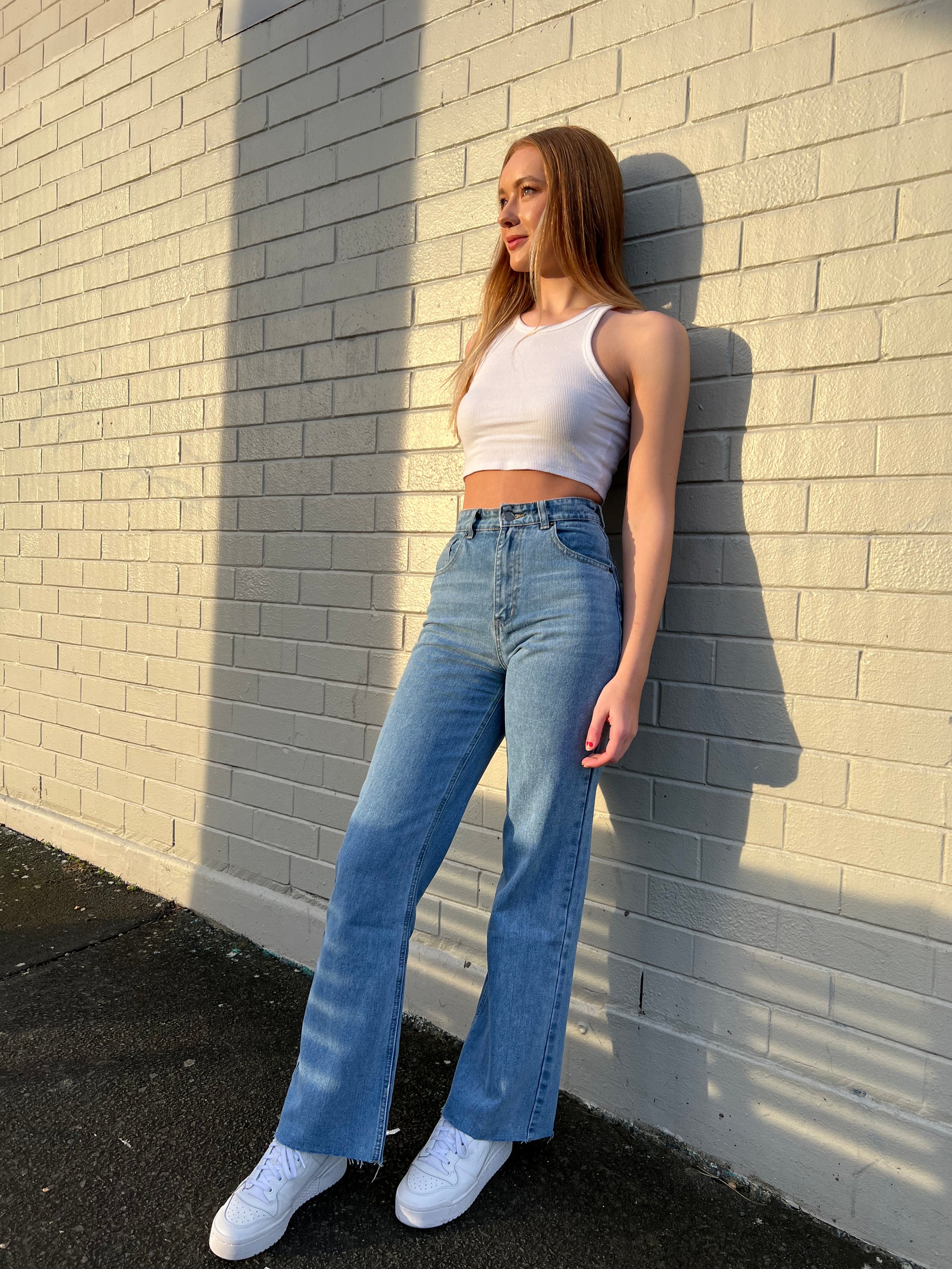 AVRIL | Jean Blue No Rips – junkfoodjeans