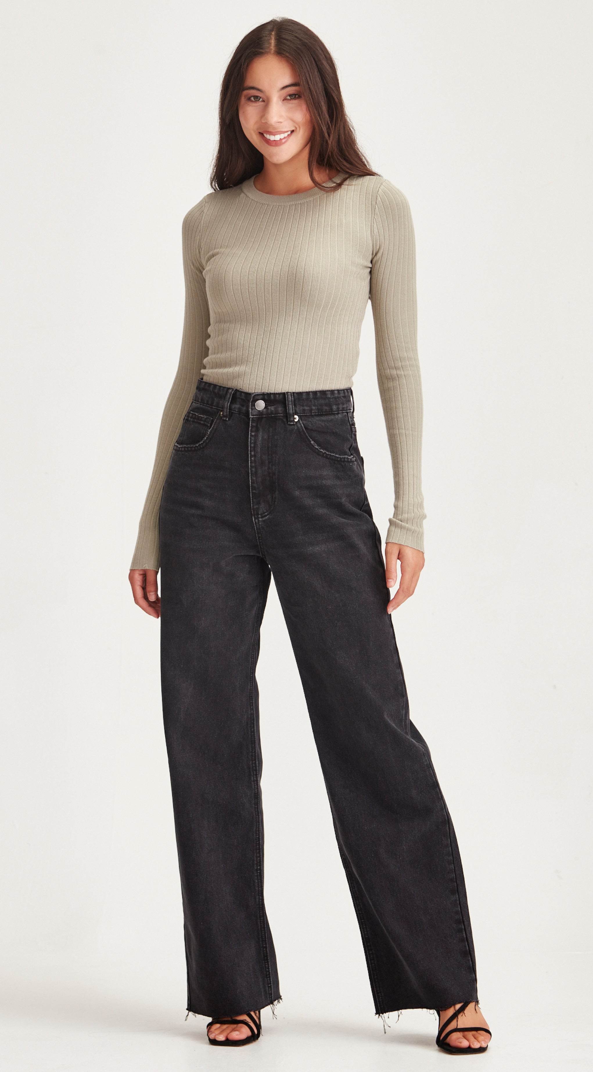 AVRIL | Jean Black No Rips – junkfoodjeans