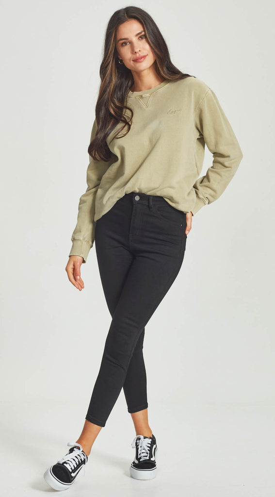 short length stretch denim black skinny jean